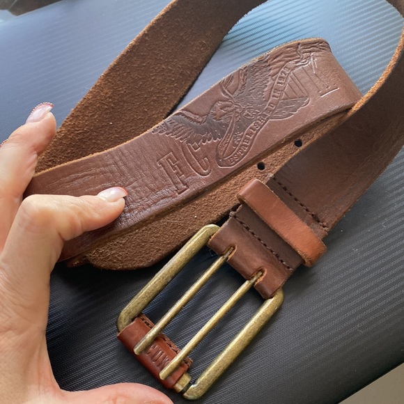 Brown belt FCUK brand . Size 36. 1,5inches Width - Picture 7 of 10